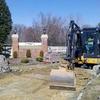 Paver Driveway Entrance Dig Out Before Pic Genito Rd, Midlothian, VA