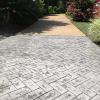 Concrete Driveway Stamped Gray